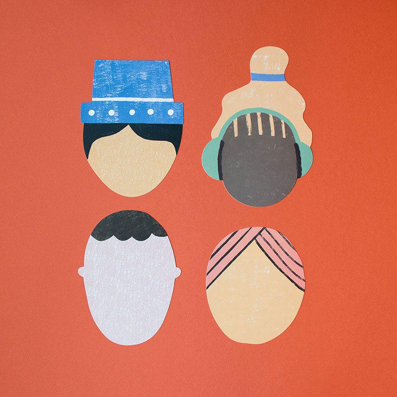 Loisir créatif avec des stickers